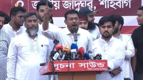 নাহিদ ইসলামের নেতৃত্বে এনসিপি সরকার গঠনের ঘোষণা নাসীরুদ্দীনের